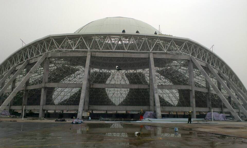 永城温泉馆网架工程